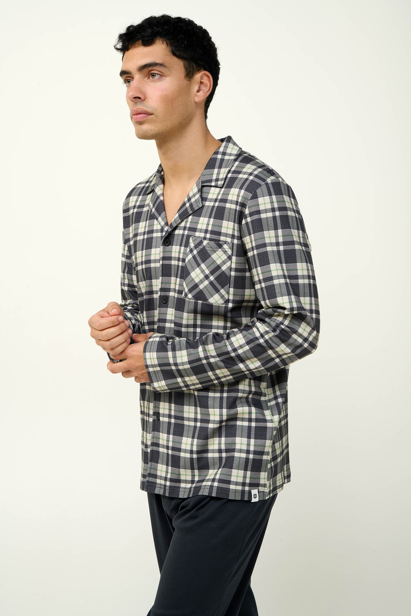 Ανδρική Βαμβακερή Κουμπωτή Πυτζάμα