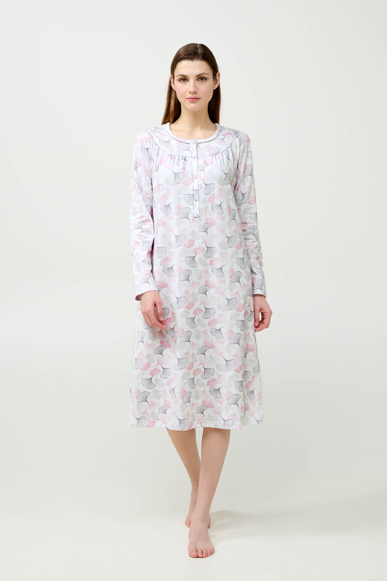 Χειμερινό Φούτερ Νυχτικό με Πατιλέτα