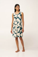 Micromodal Φλοράλ Νυχτικό με Πατιλέτα - Image 2
