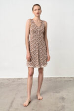 Φλοράλ Νυχτικό με Πατιλέτα - Image 2