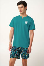 Βαμβακερή Ανδρική Tropical Πυτζάμα - Image 2