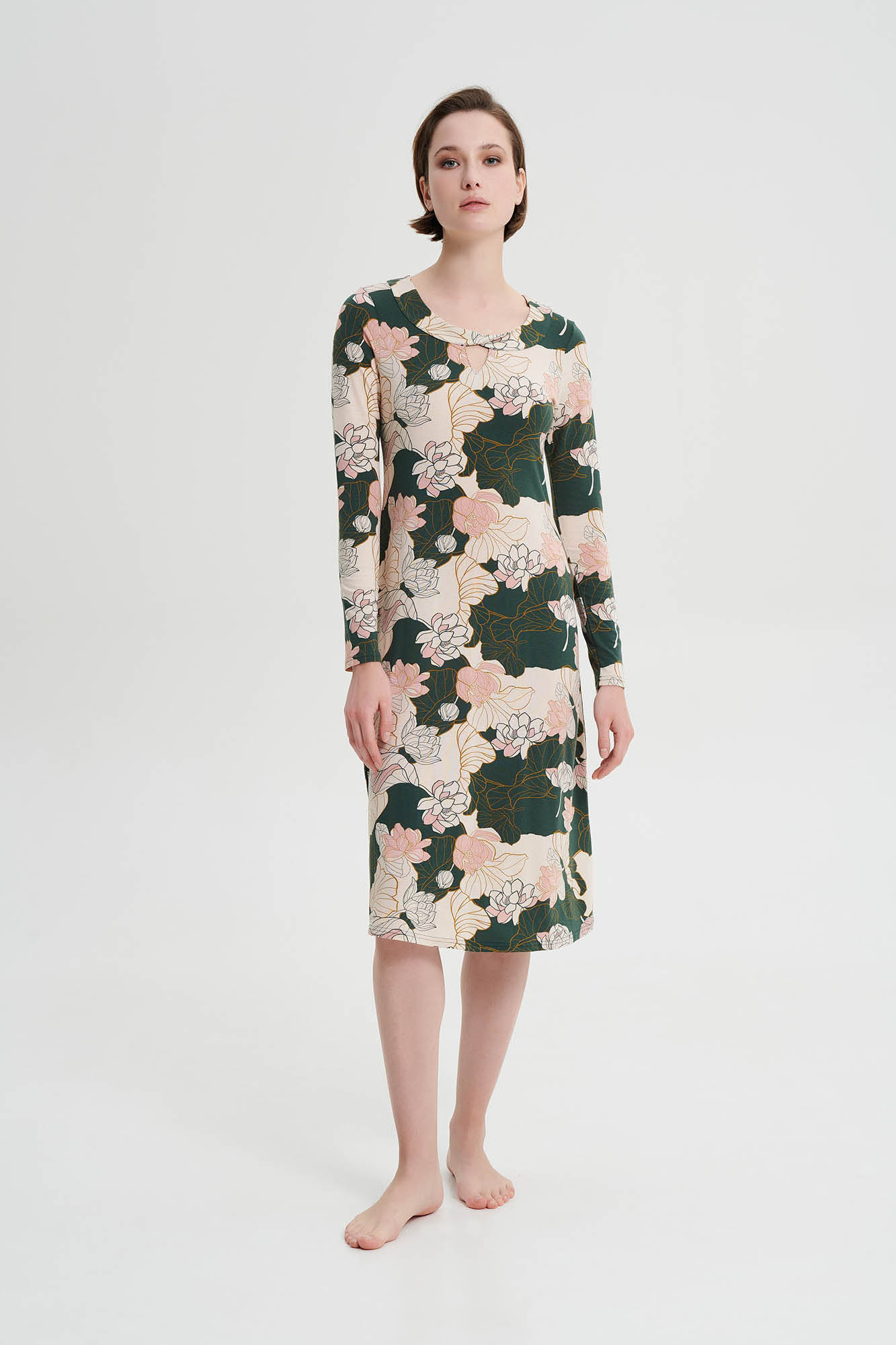 Νυχτικό με Μακρύ Μανίκι