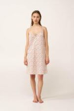 Βαμβακερό Νυχτικό με Τιράντες - Image 2