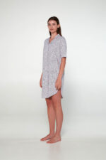 Εμπριμέ Κουμπωτό Νυχτικό - Image 2