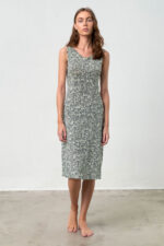 Αμάνικο Εμπριμέ Νυχτικό - Image 2