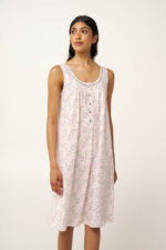 Βαμβακερό Νυχτικό Εγκυμοσύνης και Θηλασμού - Image 2