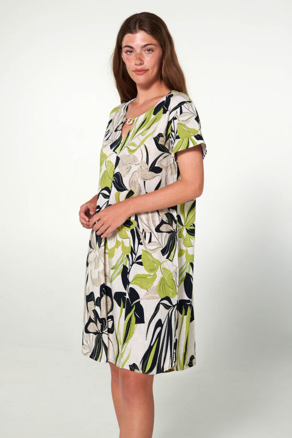 Φόρεμα με Κοντό Μανίκι