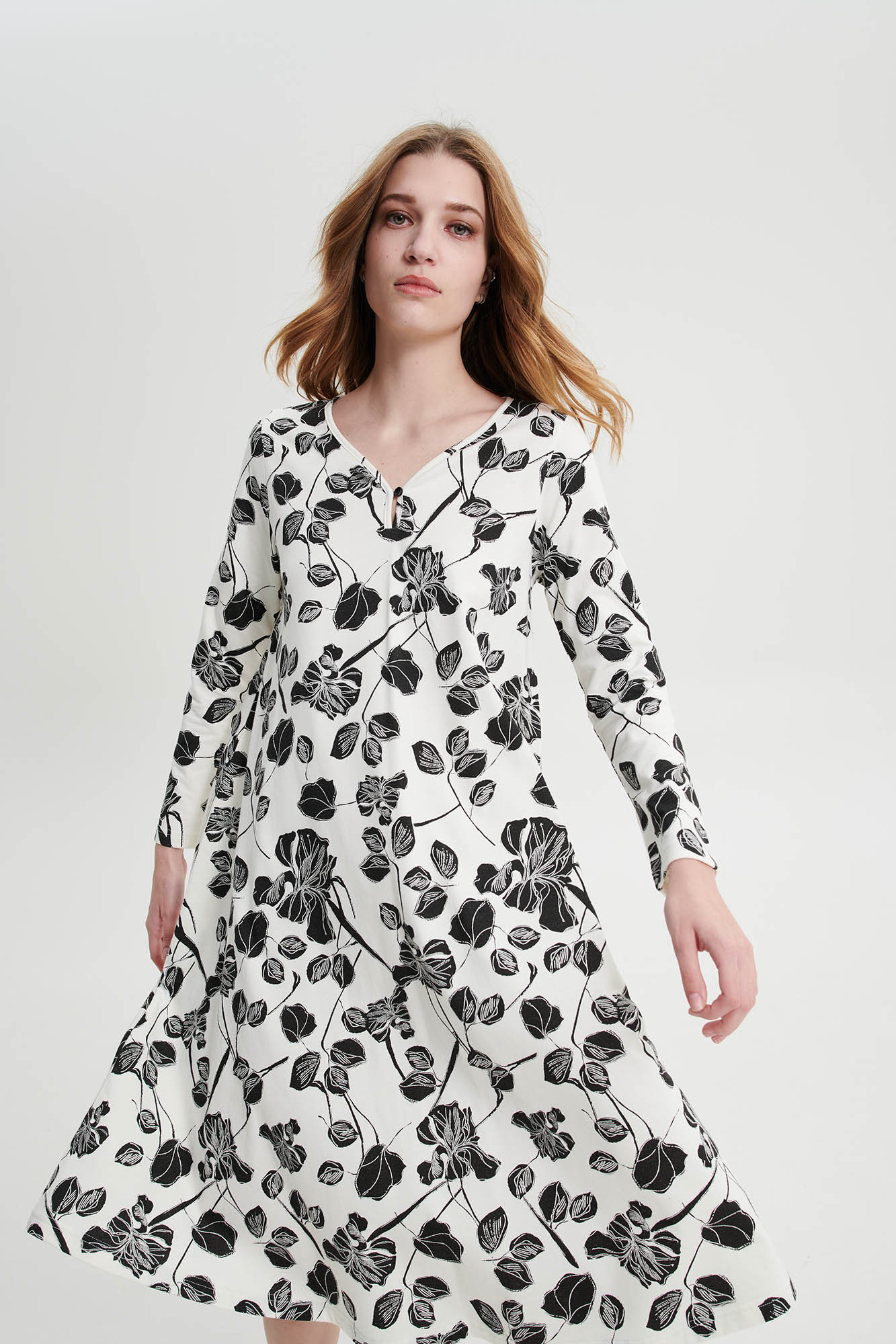 Νυχτικό με Μακρύ Μανίκι