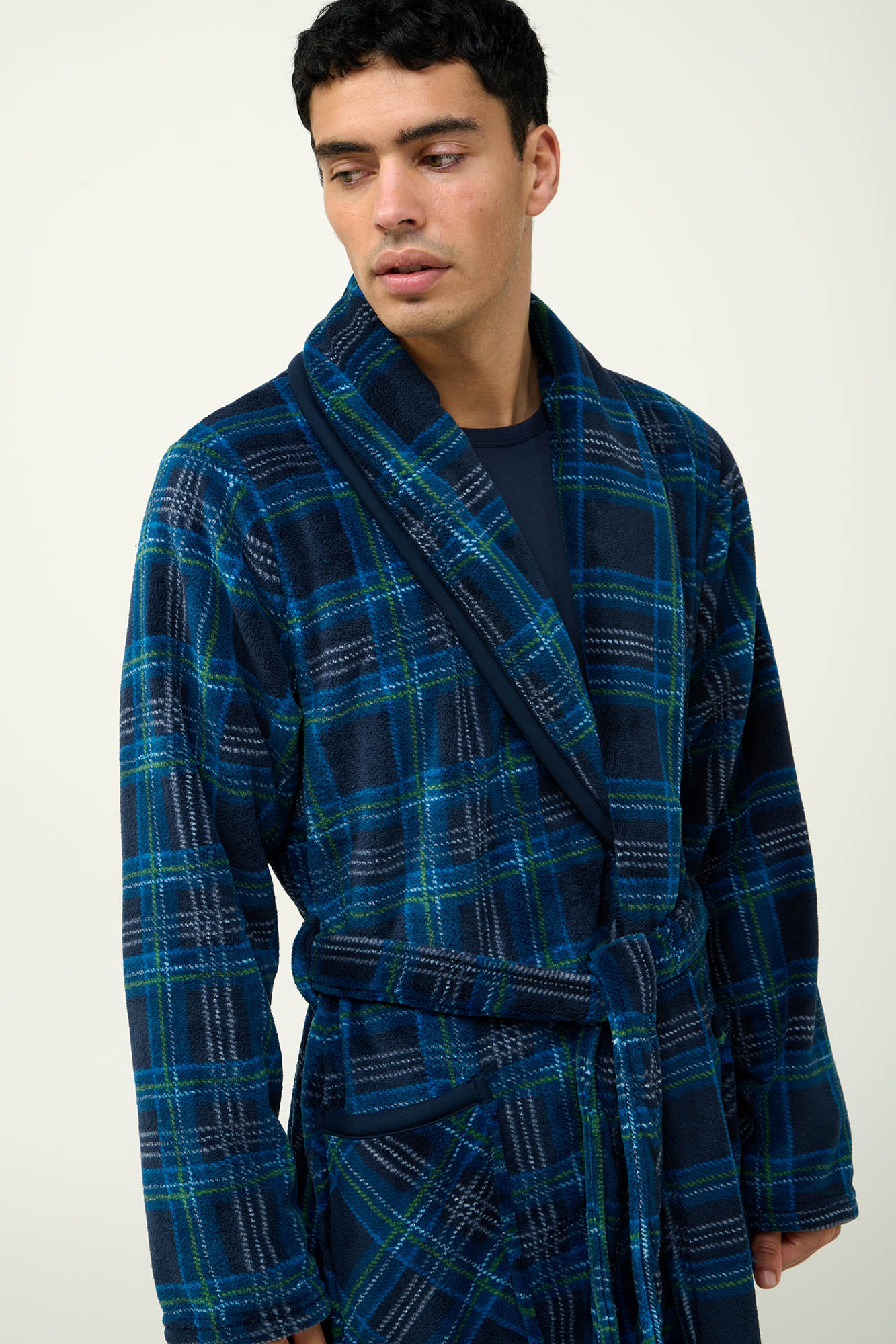 Μακριά Ανδρική Καρό Ρόμπα