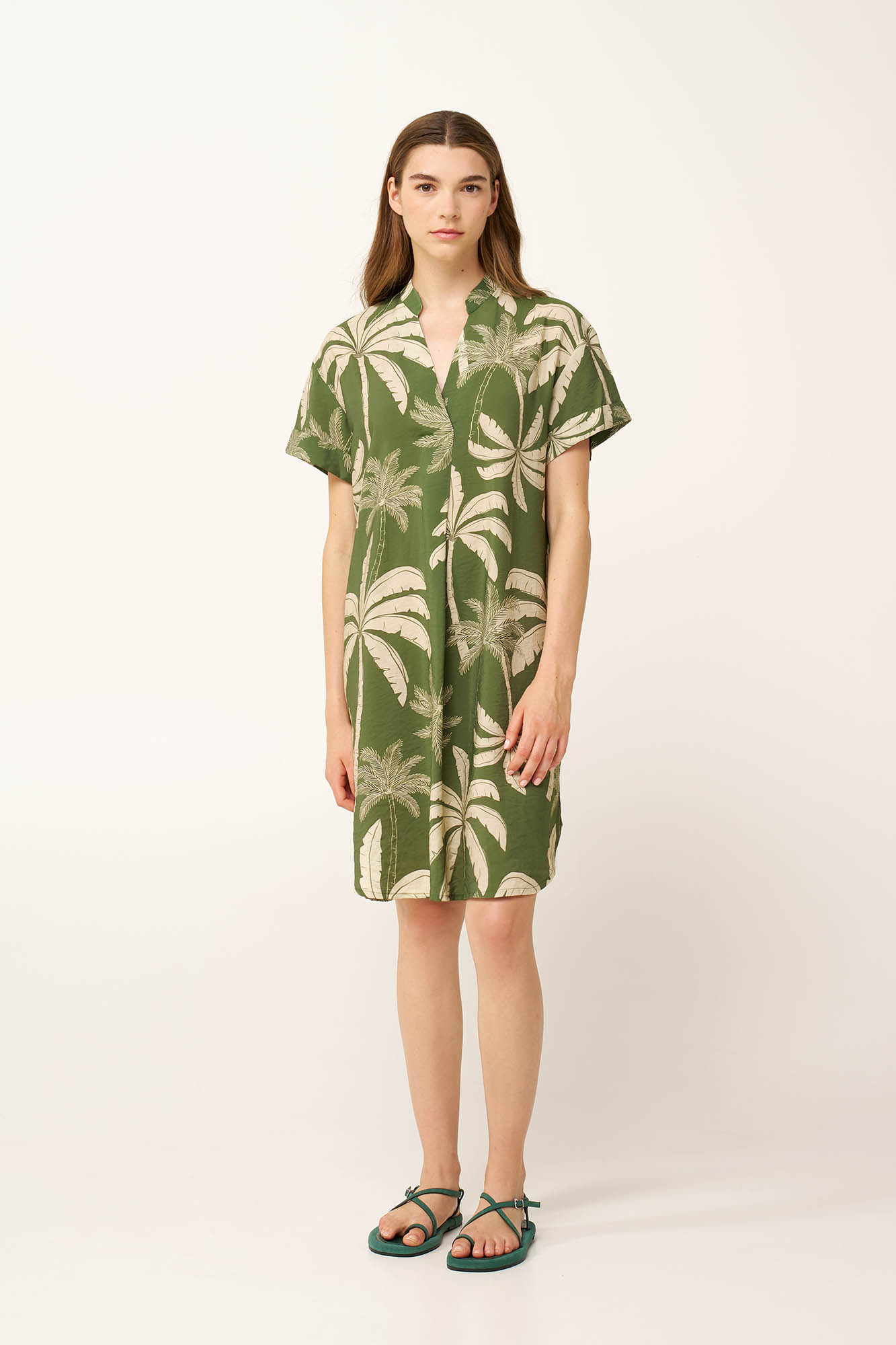 Καλοκαιρινό Tropic Φόρεμα με V