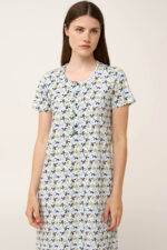 Βαμβακερό Νυχτικό με Πατιλέτα - Image 2