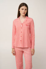 Γυναικεία Κουμπωτή Βαμβακερή Πυτζάμα - Image 2