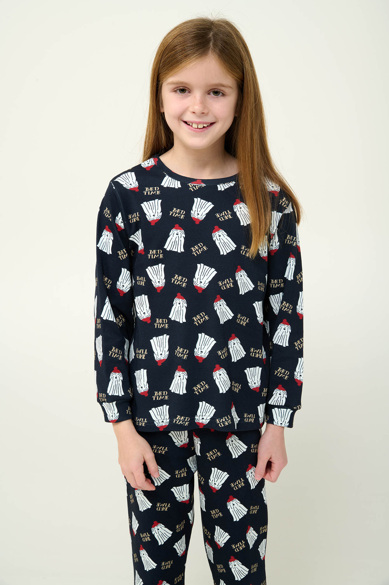 Παιδική Βαμβακερή Πυτζάμα με Μανσέτες