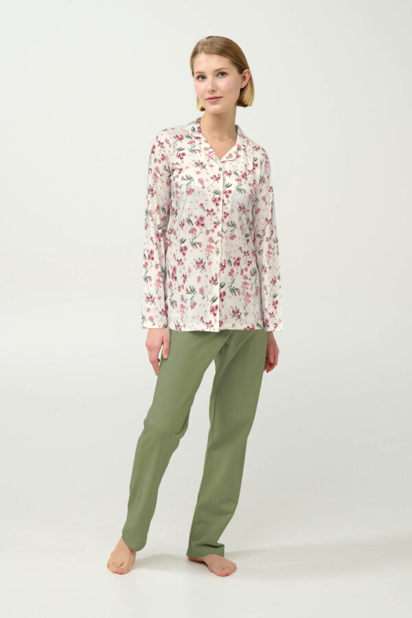 Γυναικεία Κουμπωτή Φούτερ Πυτζάμα