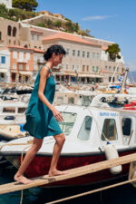 Μονόχρωμο Αμάνικο Φόρεμα - Image 6