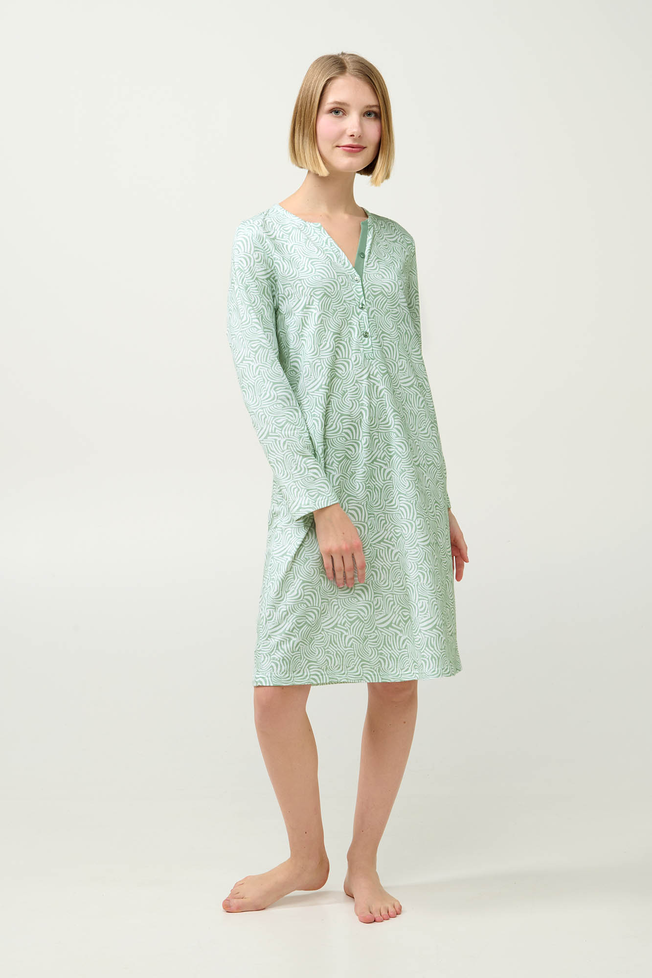 2_0253301689 Φούτερ Νυχτικό με Πατιλέτα