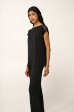 Γυναικεα Μονόχρωμη Πυτζάμα Micromodal - Image 2