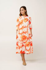 Μακρύ Καλοκαιρινό Φόρεμα από Ποπλίνα - Image 2