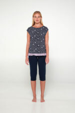 Πυτζάμα με Κάπρι Παντελόνι - Image 2