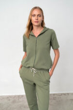 Μονόχρωμο Jacket με Φερμουάρ - Image 2