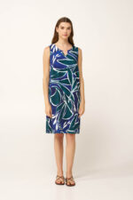 Ωκεάνιο Καλοκαιρινό Φόρεμα από Ποπλίνα - Image 2