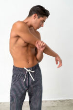 Ριγέ Μακρύ Παντελόνι - Image 2