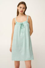 Βαμβακερό Νυχτικό με Τιράντες - Image 2