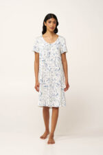 Micromodal Νυχτικό με Σούρες - Image 2