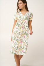 Νυχτικό Micromodal με Πιέτα