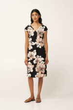 Καλοκαιρινό Φλοράλ Φόρεμα με Πιέτα - Image 2