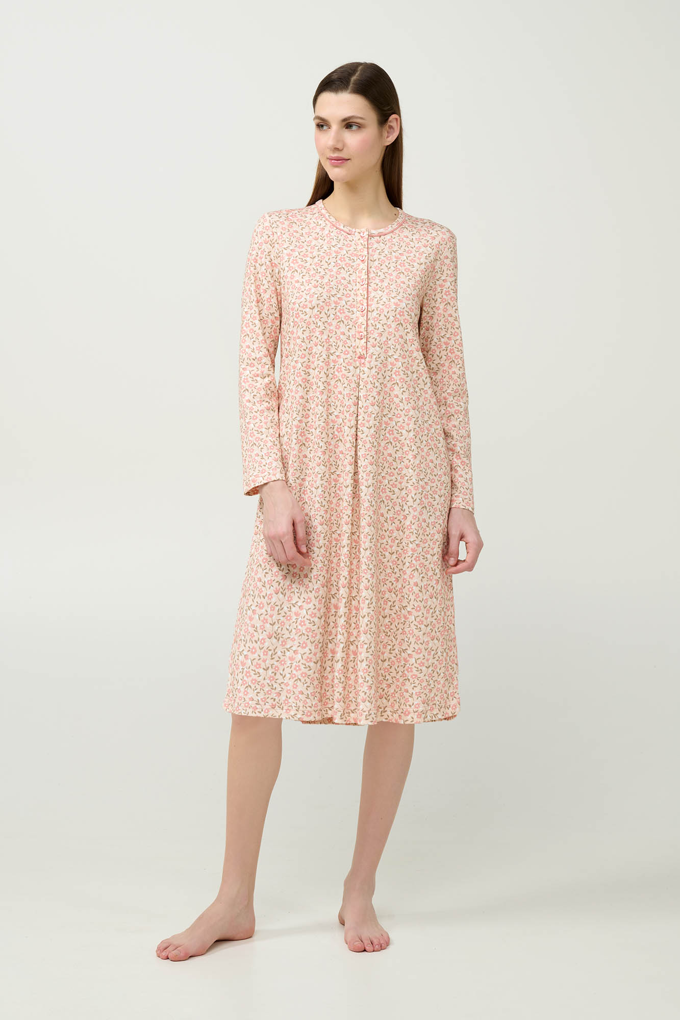 Βαμβακερό Νυχτικό Εγκυμοσύνης και Θηλασμού