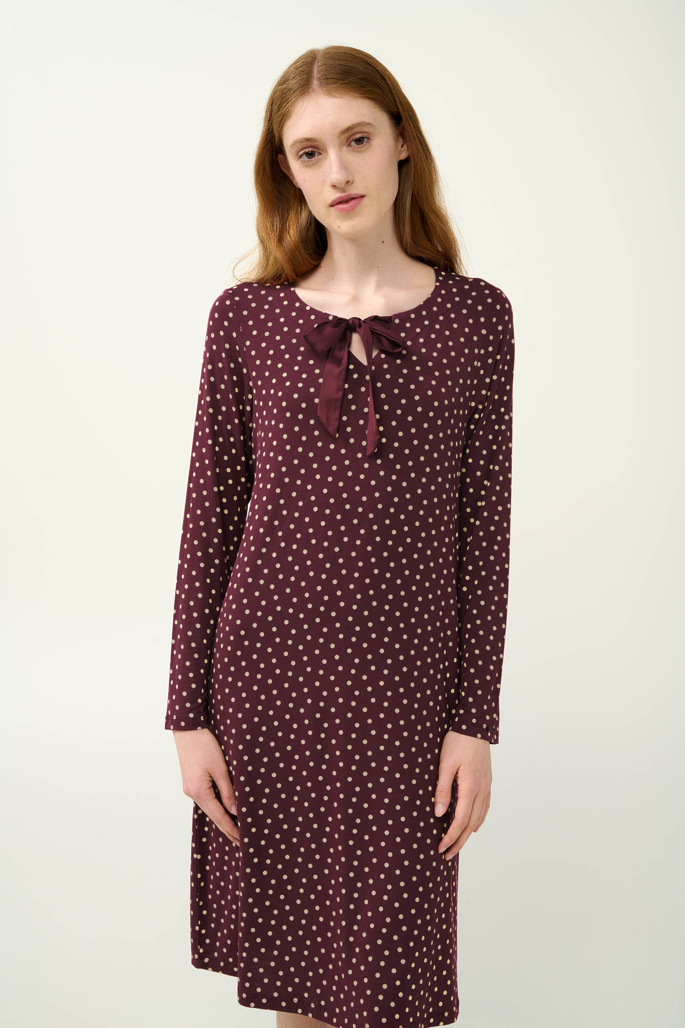 Χειμερινό Micromodal Πουά Νυχτικό