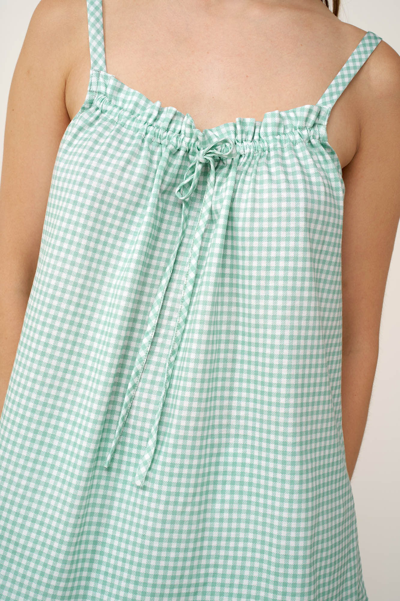 2_0394648722 Βαμβακερό Kαρό Baby Doll