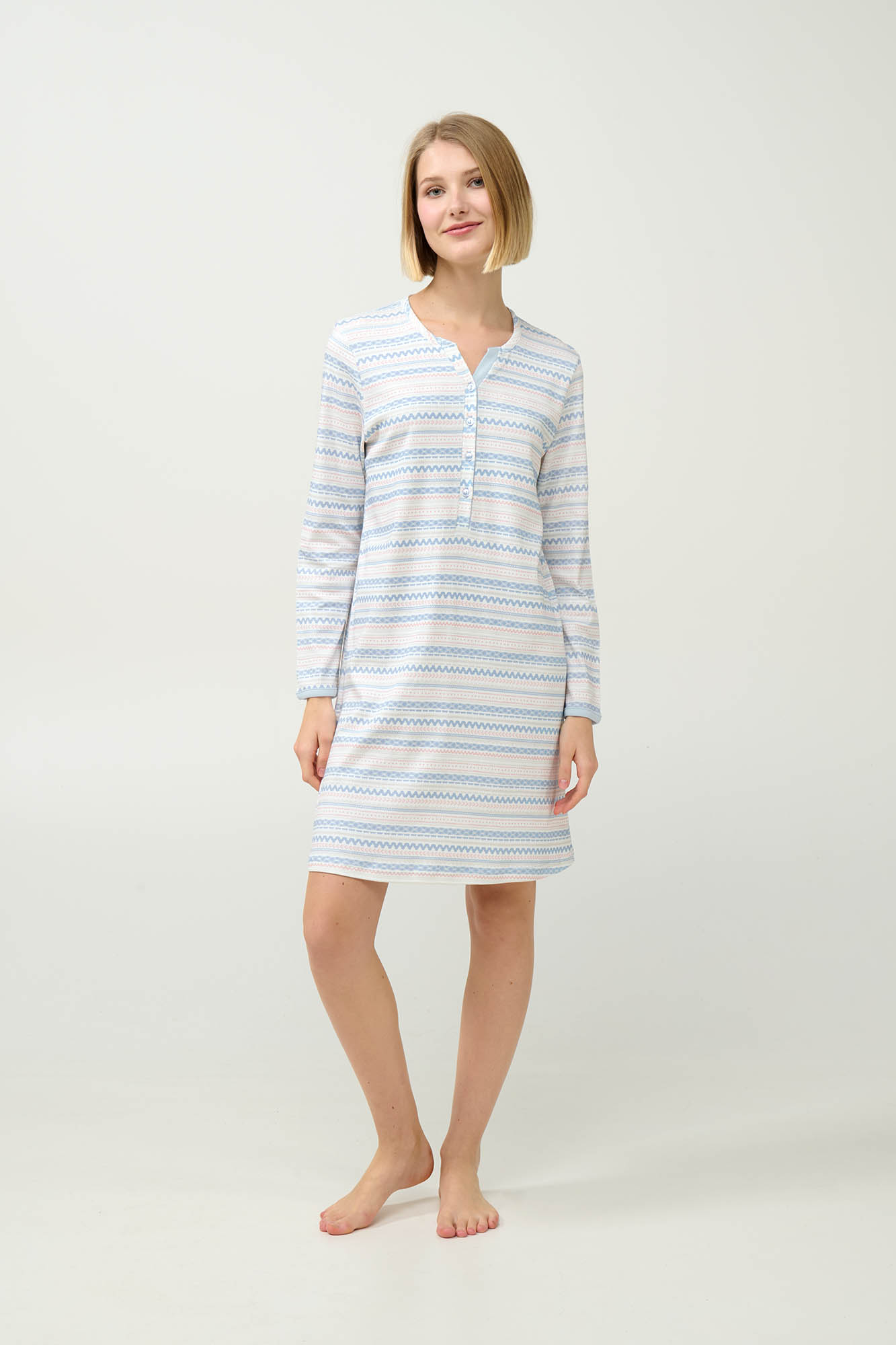 Βαμβακερό Νυχτικό με Πατιλέτα