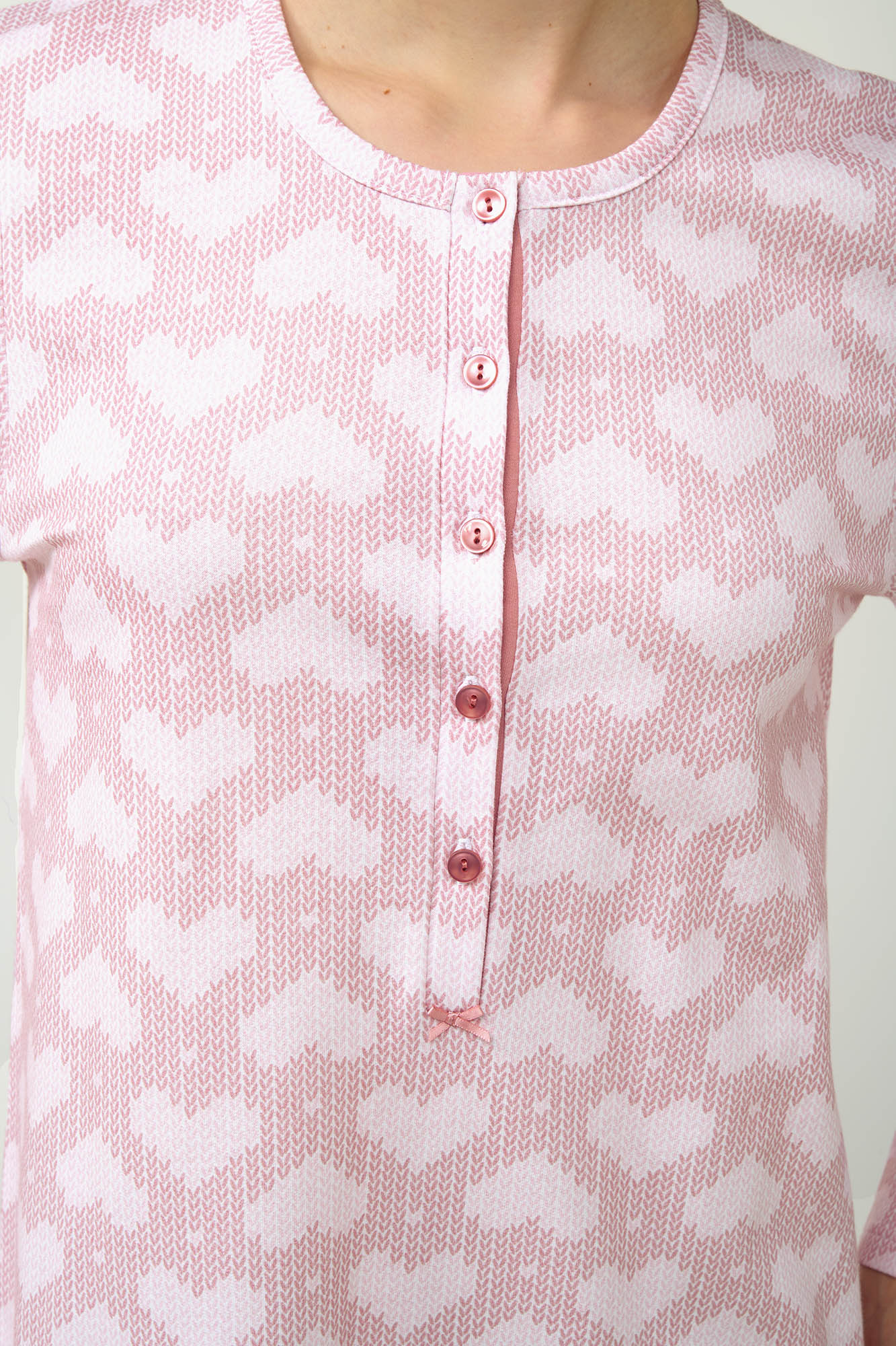 Γυναικείο Νυχτικό Φούτερ με Πατιλέτα