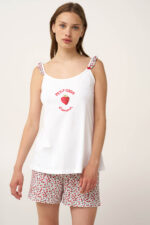 Βαμβακερό Baby Doll με Τιράντες - Image 2