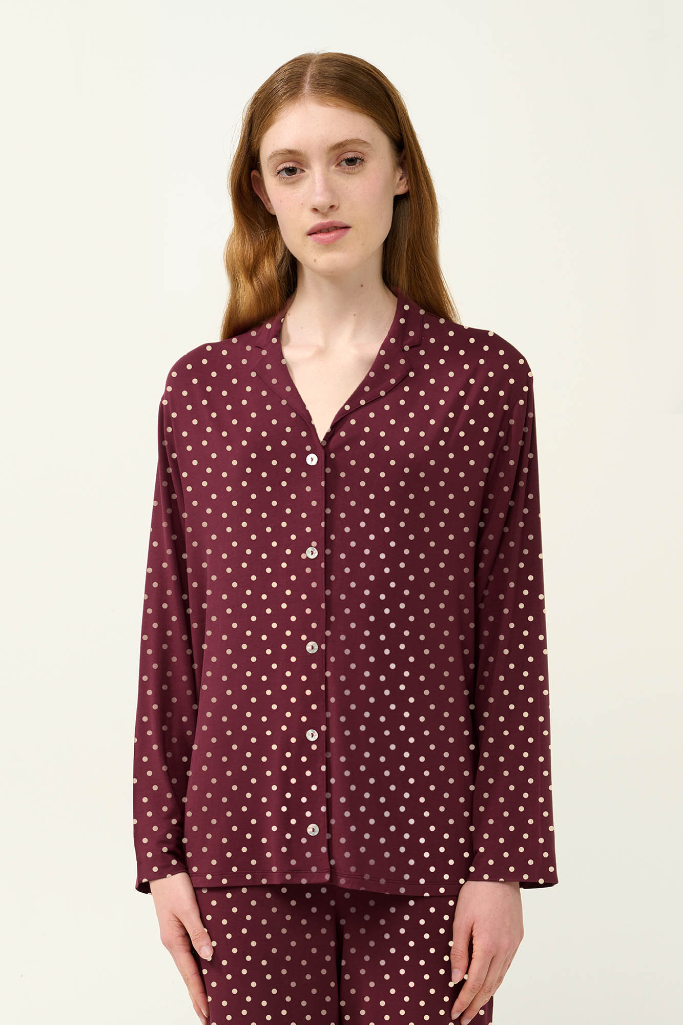 Γυναικεία Πυτζάμα Micromodal με Κουμπιά