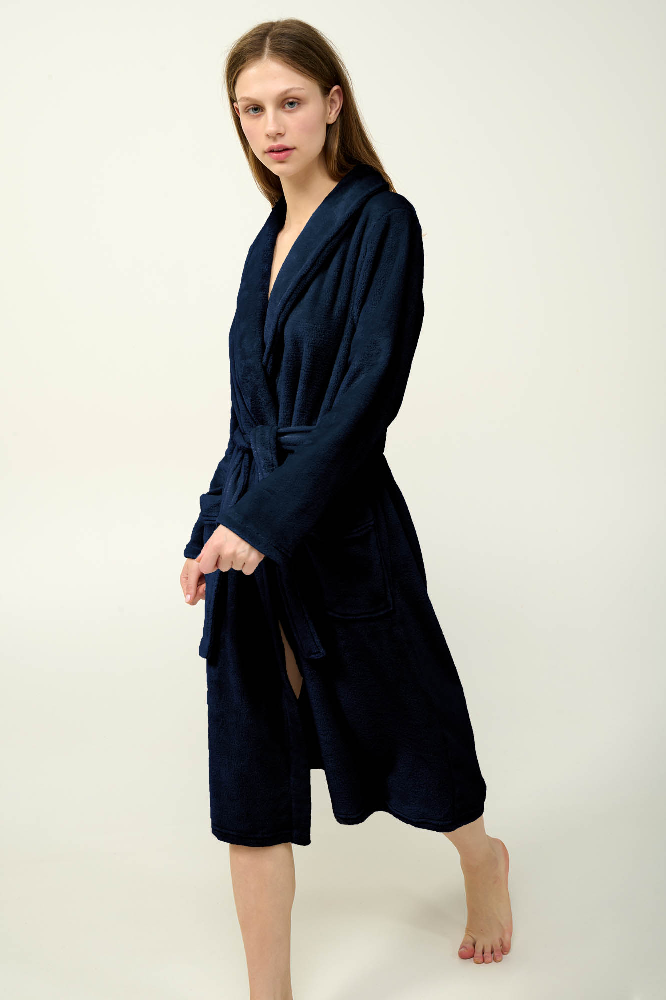 Μακριά Γυναικεία Σταυρωτή Ρόμπα