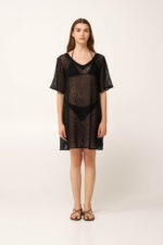 Mesh Φόρεμα Θαλάσσης με V - Image 2