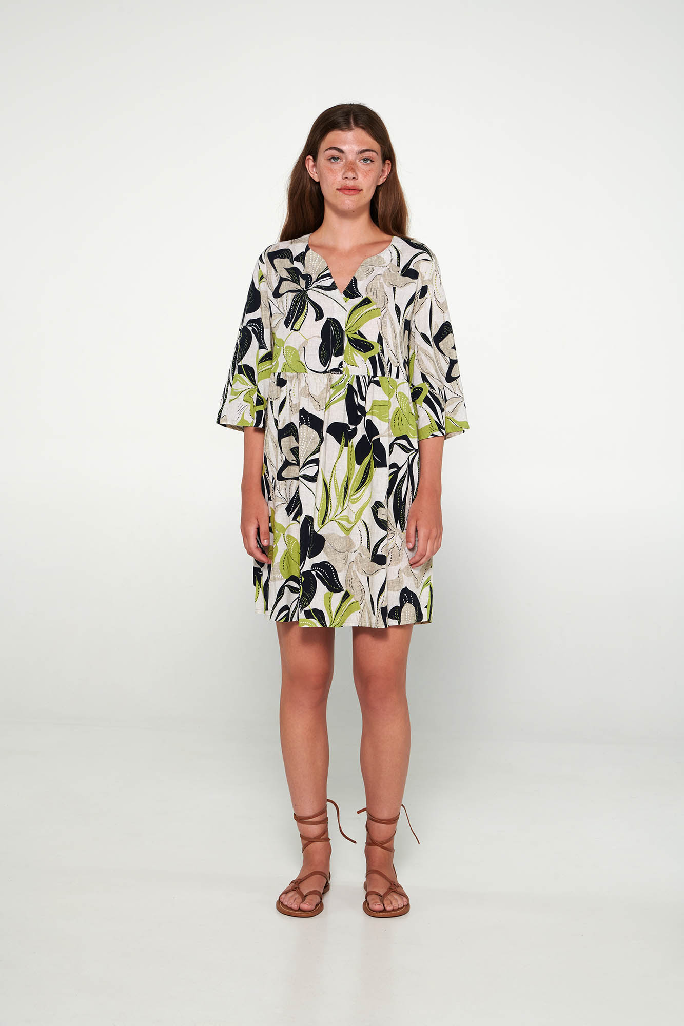 Φόρεμα με Κοντό Μανίκι