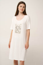 Νυχτικό Micromodal με Μαργαρίτες - Image 2