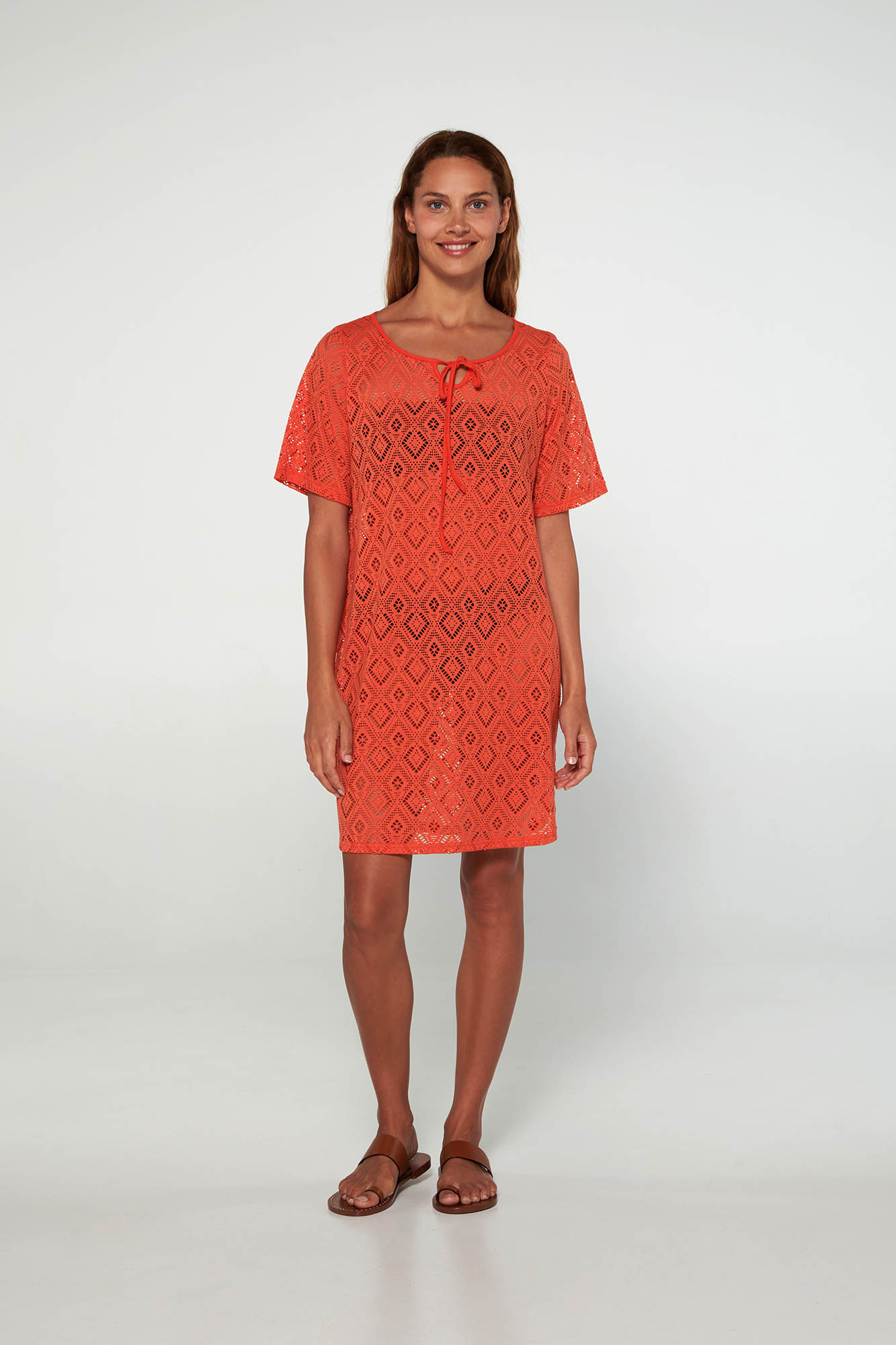 2_0494955472 Φόρεμα με Κοντό Μανίκι