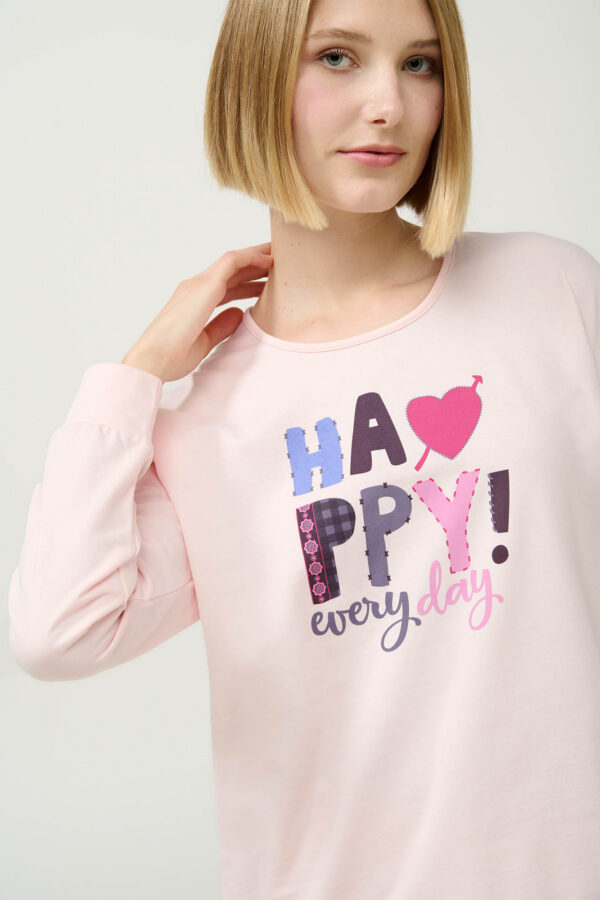 Χειμερινή Γυναικεία Πυτζάμα με Μανσέτες