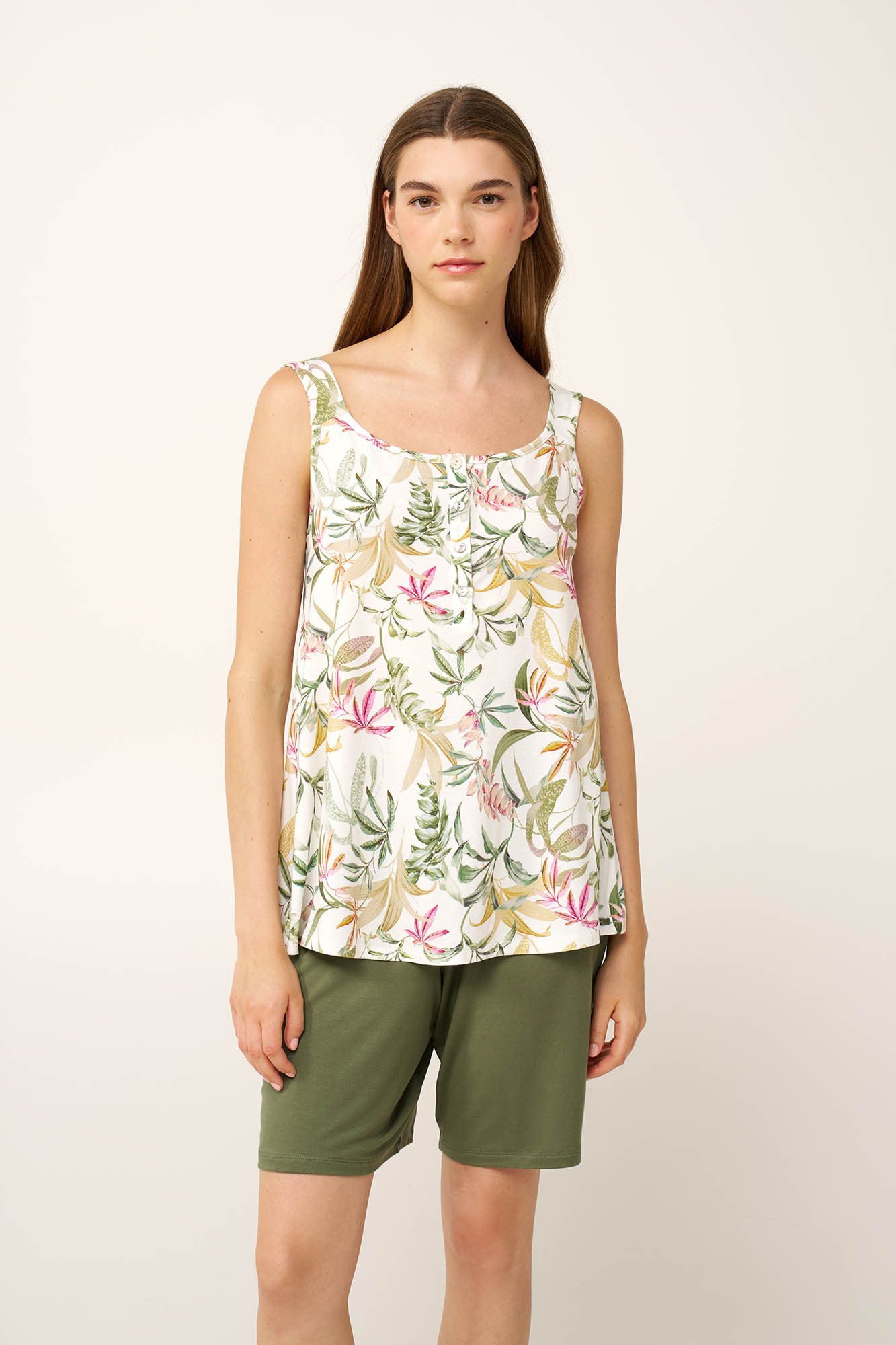 Γυναικεία Πυτζάμα Micromodal με Πατιλέτα