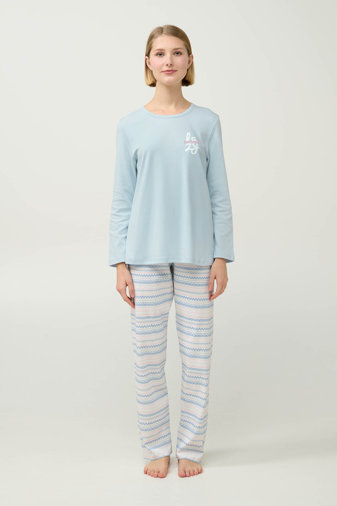 Χειμερινή Γυναικεία Βαμβακερή Πυτζάμα