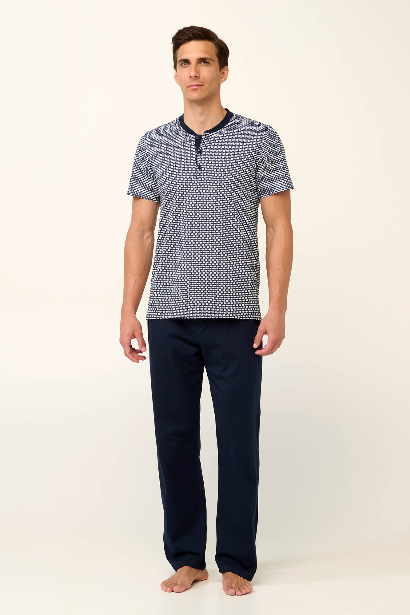 Βαμβακερό Ανδρικό Σετ Τριών Τεμαχιων