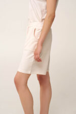 Γυναικεία Μονόχρωμη Βαμβακερή Βερμούδα - Image 2