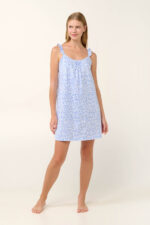 Καλοκαιρινό Νυχτικό  Φλοράλ από Βαμβάκι - Image 2