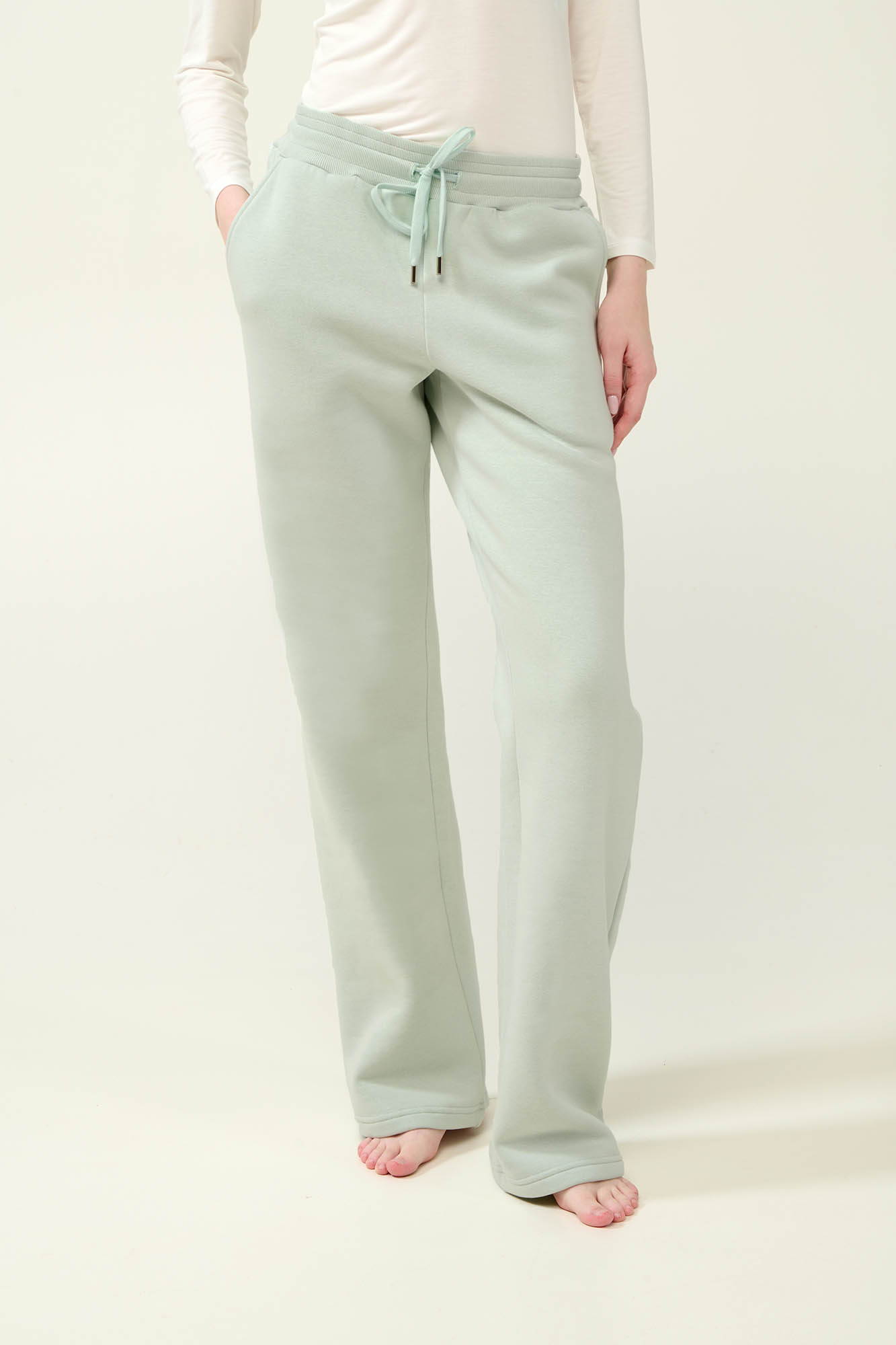 Μονόχρωμο Γυναικείο Παντελόνι Φούτερ