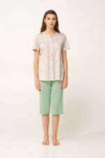 Γυναικεία Πυτζάμα Cotton Modal με Πατιλέτα - Image 2